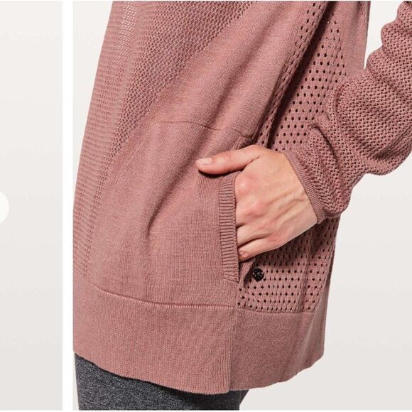 Lululemon Still Movement Wrap Heathered Quicksand Size 4/6 - Picture 6 of 7